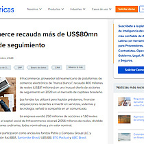 Infracommerce recauda ms de US$80mn en oferta de seguimiento